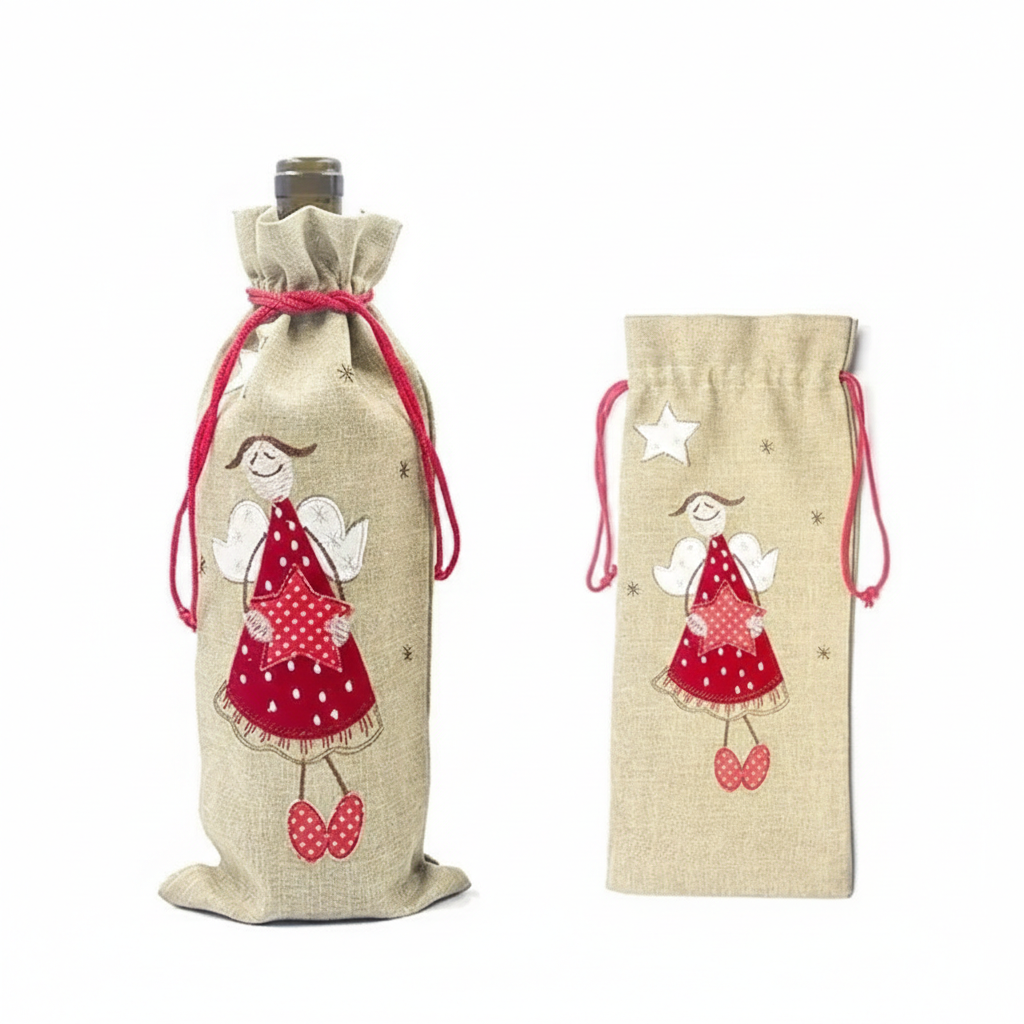 Christmas Wine Bottle Cover Perfect for Parties & Celebrations
