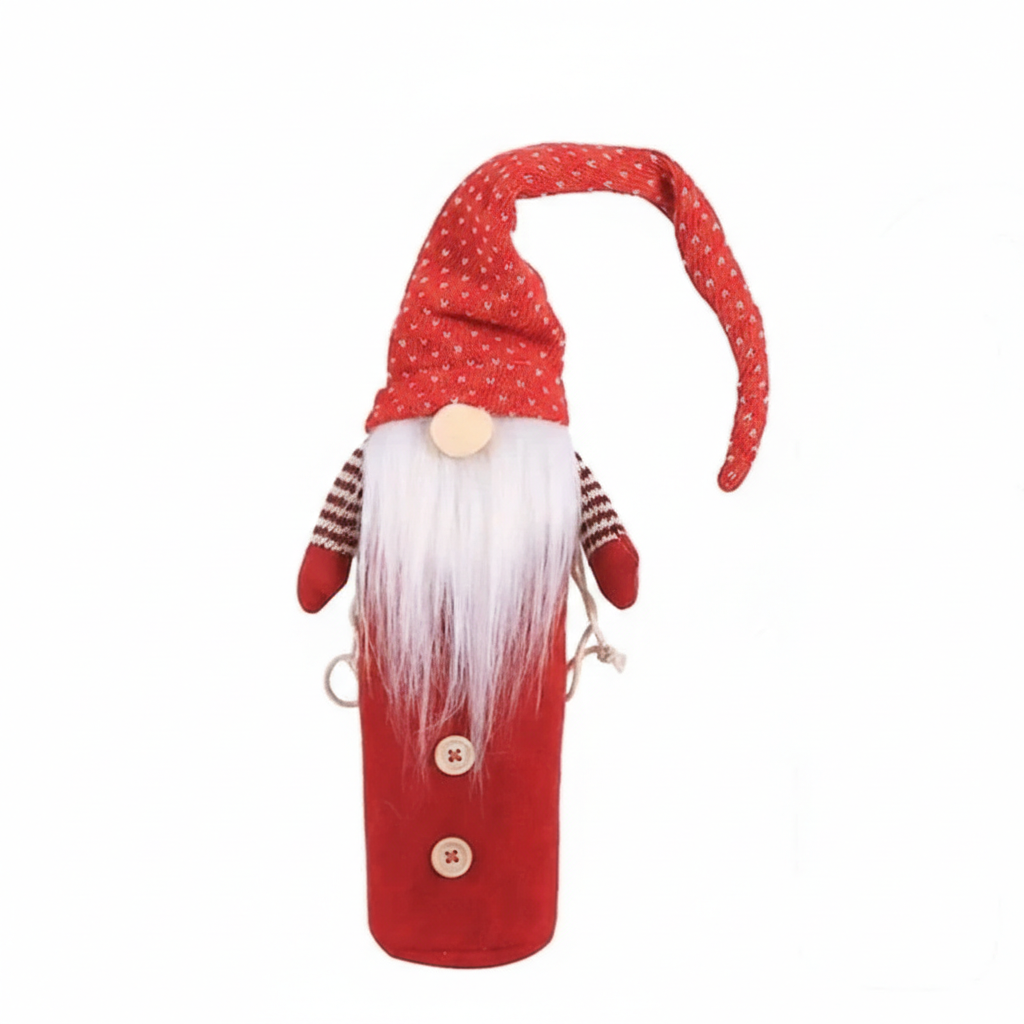 Christmas Wine Bottle Cover Perfect for Parties & Celebrations