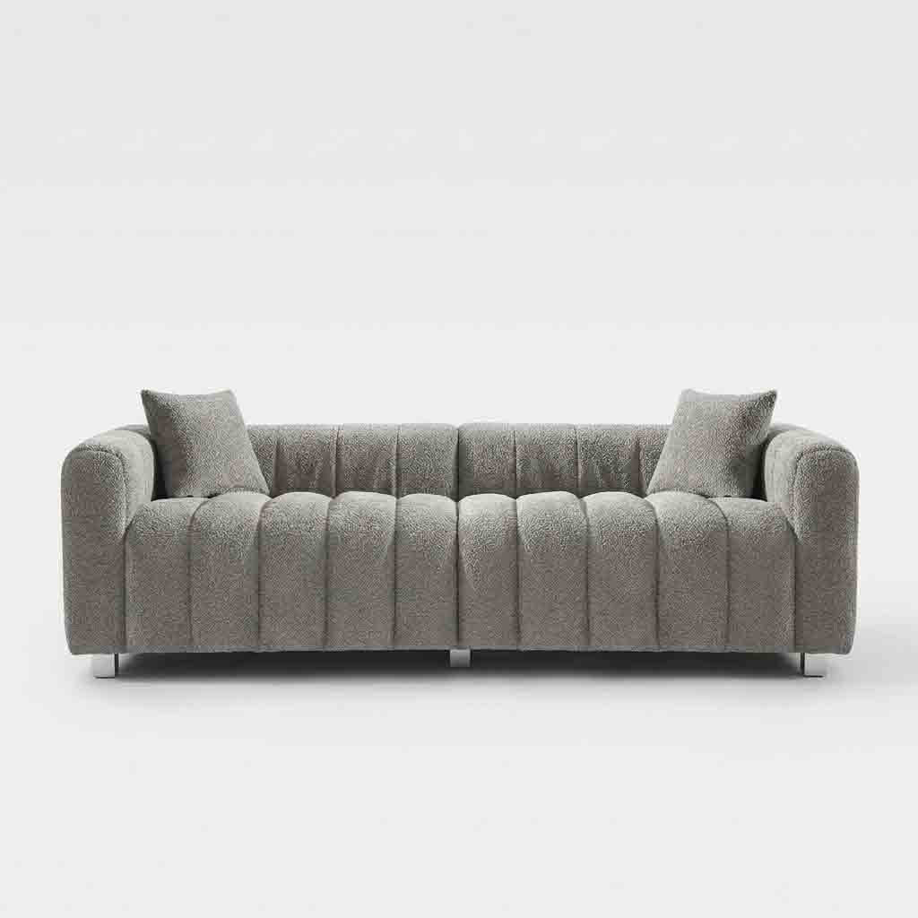 Luxurious Fluffy Boucle Couch Sofa Perfect for Living Rooms or Bedrooms