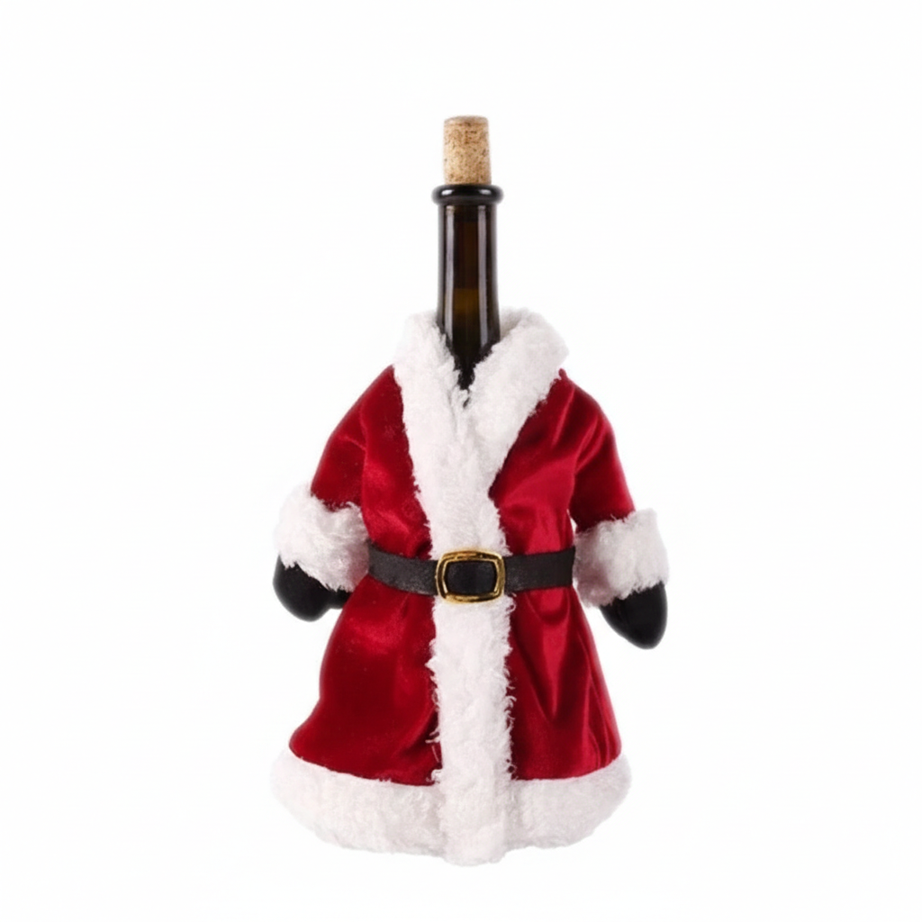 Christmas Wine Bottle Cover Perfect for Parties & Celebrations
