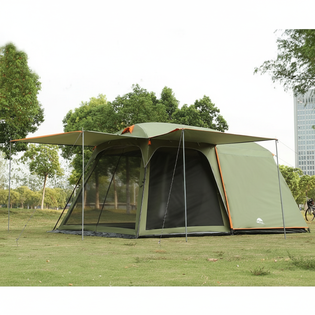 Premium Camping Tent with One Hall & One Bedroom For Big Family