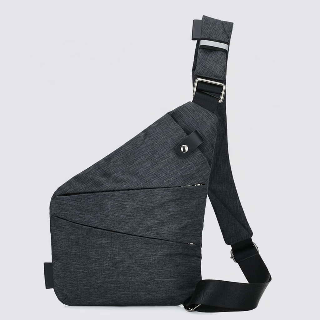 Anti Theft Single Shoulder Compact Crossbody Bag for Men