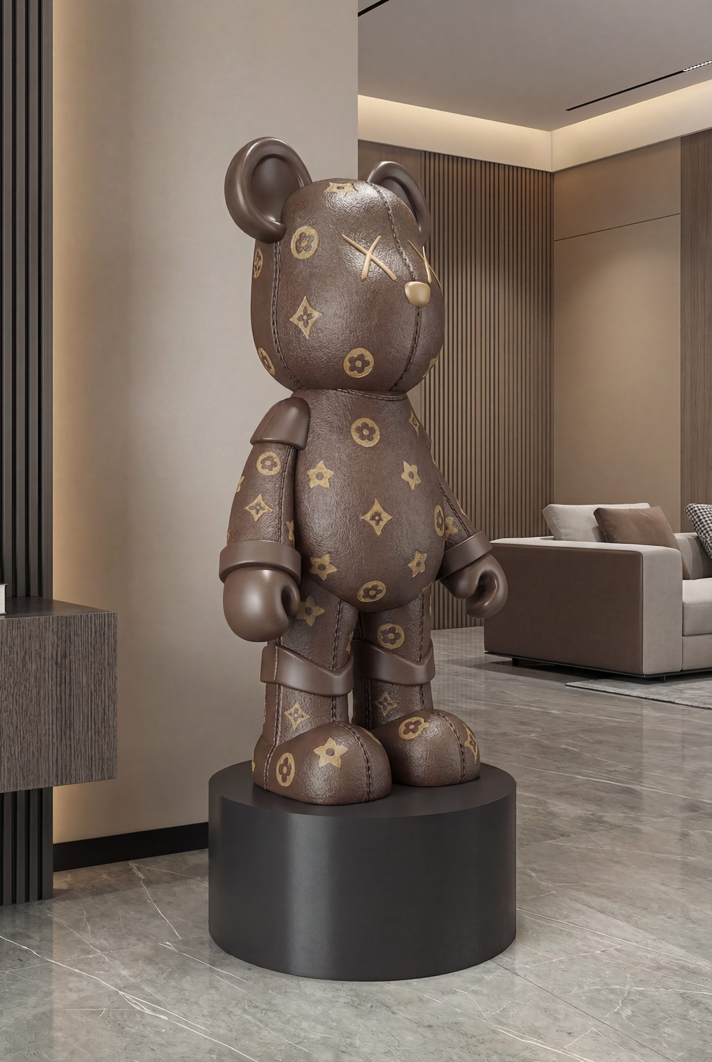 Trendy Bear Floor Ornament for Floor,TV Cabinet & Living Room