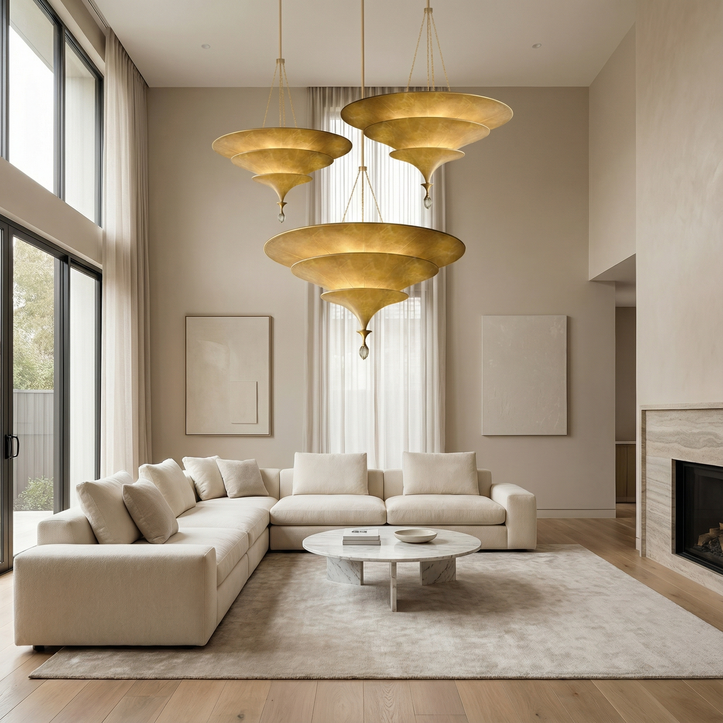 Luxury Wabi Sabi Hanging Lamp for  Bedrooms & Home Décor