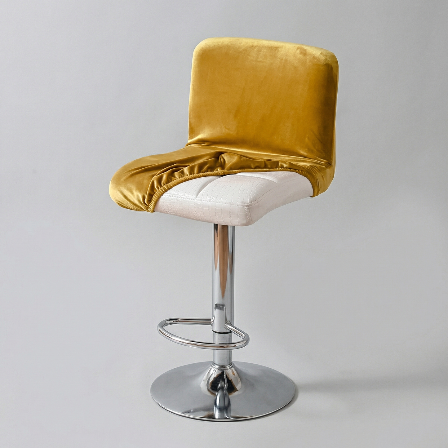 Premium Velvet Barstool Chair Slipcover for Pub & Dining Chairs