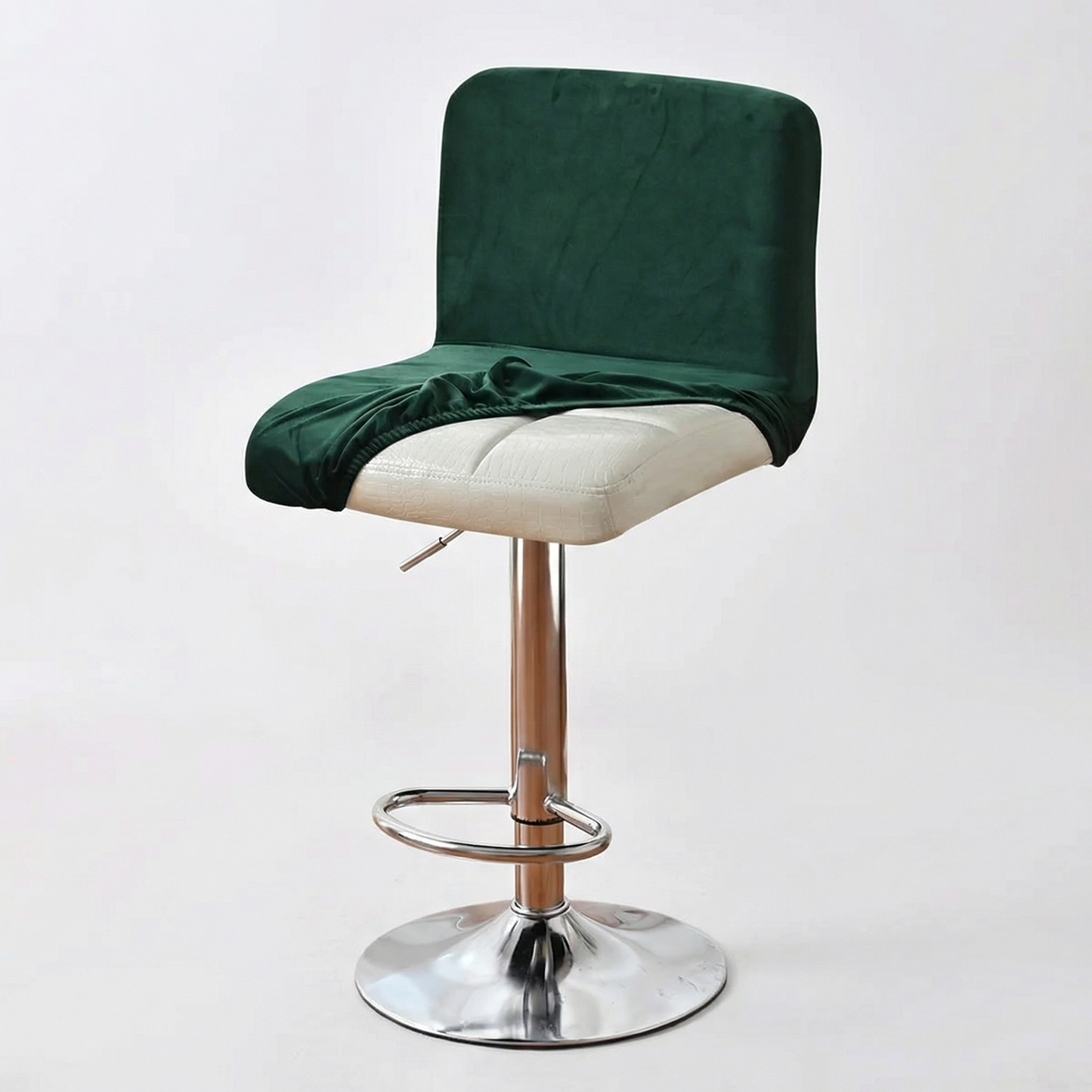 Premium Velvet Barstool Chair Slipcover for Pub & Dining Chairs