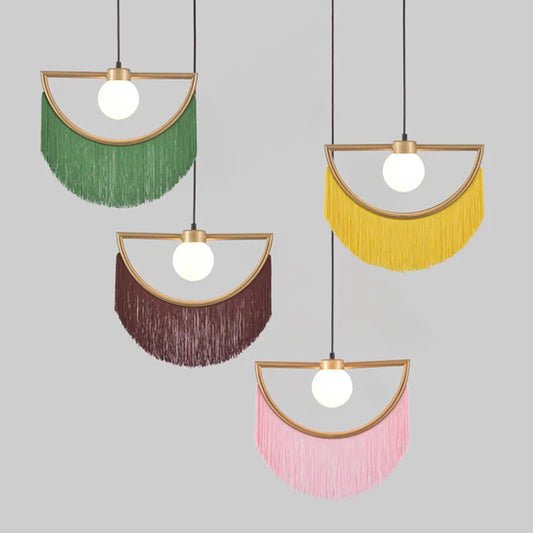 Handmade Boho Pendant Light for Bedrooms & Living Spaces