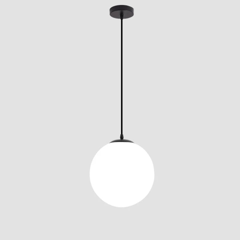 White Globe LED Hanging Lamps for a Chic Interior!