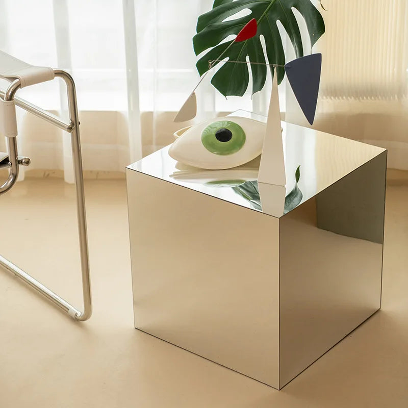 Nordic Light Luxury Mirror Acrylic Living Room Coffee Table