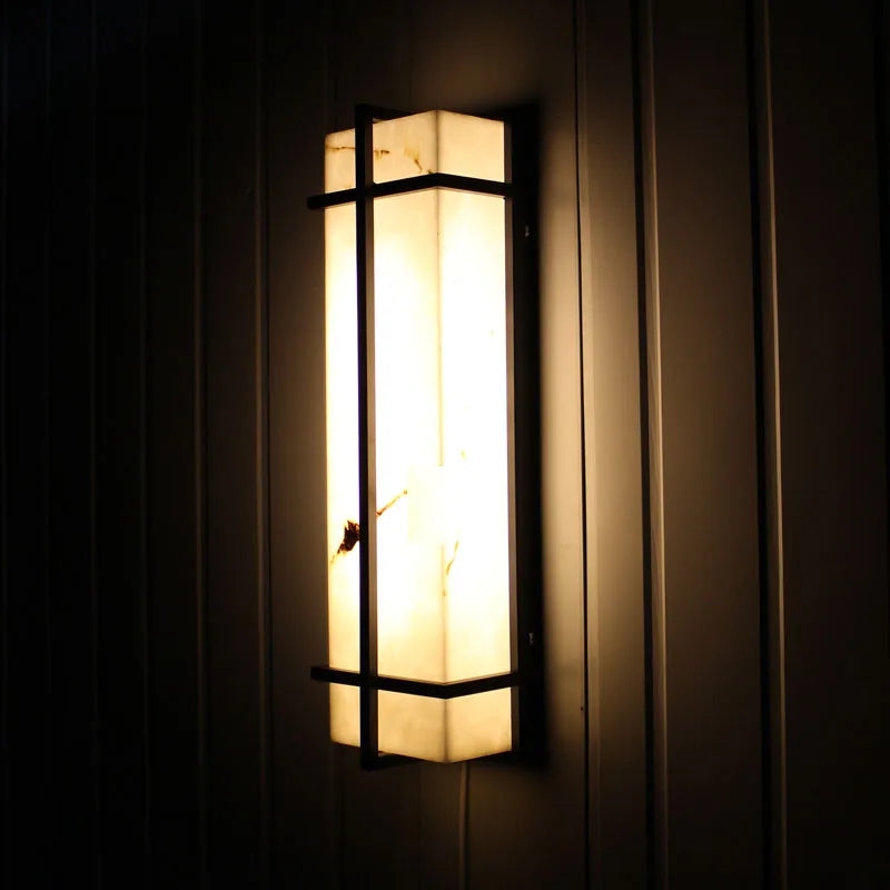 Vintage Iron Chandelier with Soft Cloth Lampshades