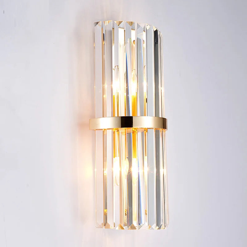 Vintage Iron Chandelier with Soft Cloth Lampshades