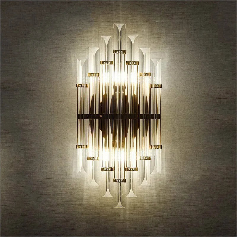 Vintage Iron Chandelier with Soft Cloth Lampshades