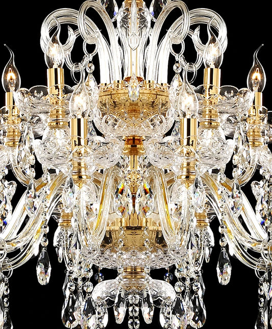 Luxury Gold Chandelier For  living rooms, dining areas, bedrooms, or entryways decor