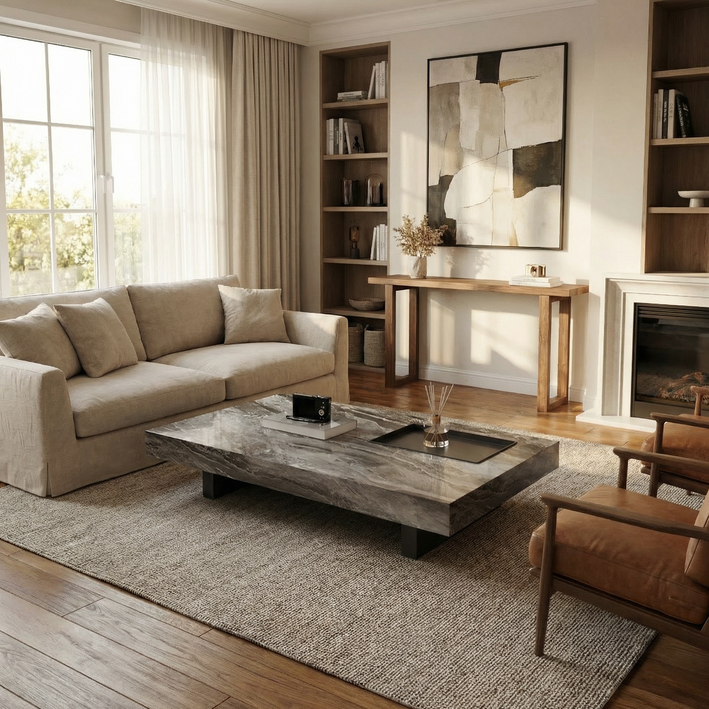 2026 Luxury Marble Coffee Table For Neo Deco Living Rooms