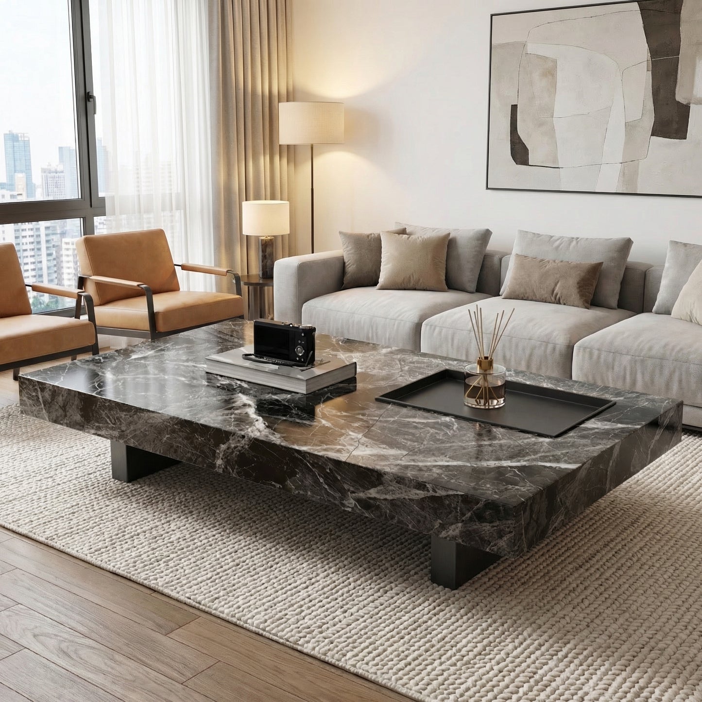 2026 Luxury Marble Coffee Table For Neo Deco Living Rooms