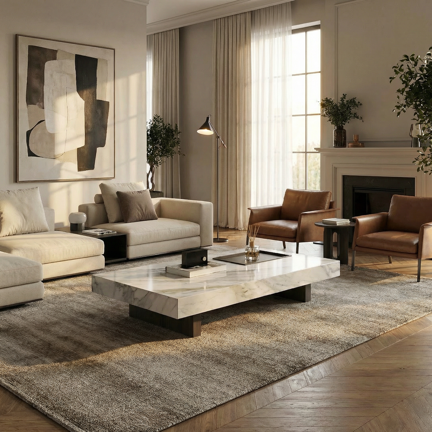 2026 Luxury Marble Coffee Table For Neo Deco Living Rooms