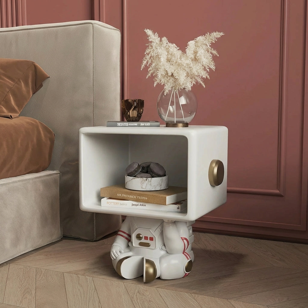 Astronaut Nightstands Whimsical Crafts for Living Room and Bedroom Decor