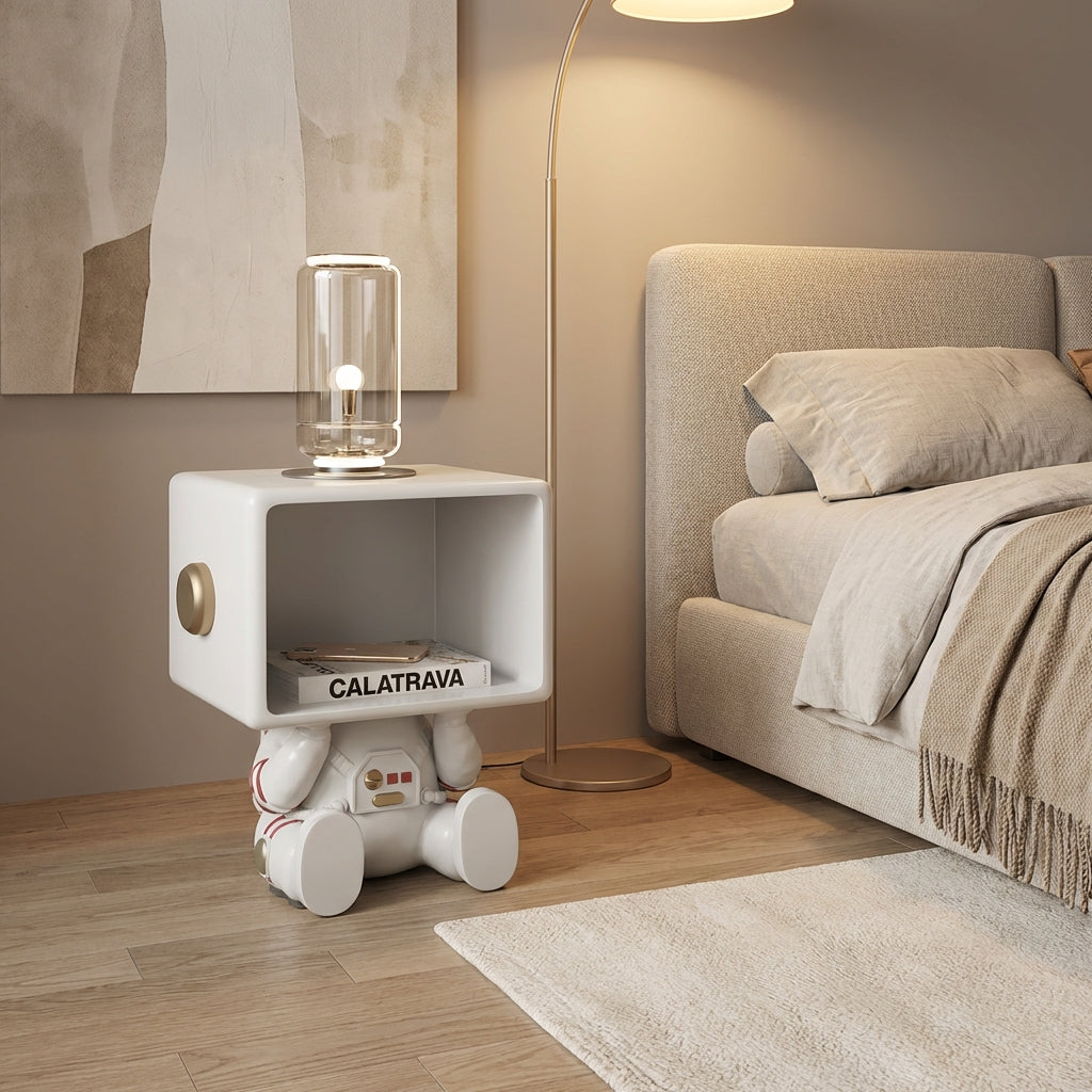 Astronaut Nightstands Whimsical Crafts for Living Room and Bedroom Decor