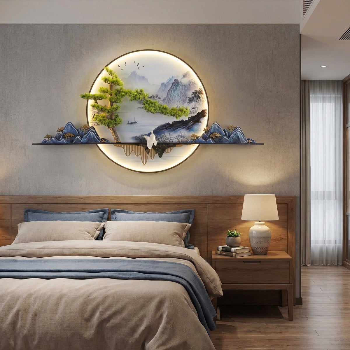 Luxury Landscape LED Wall Light For Bedrooms & Living rooms