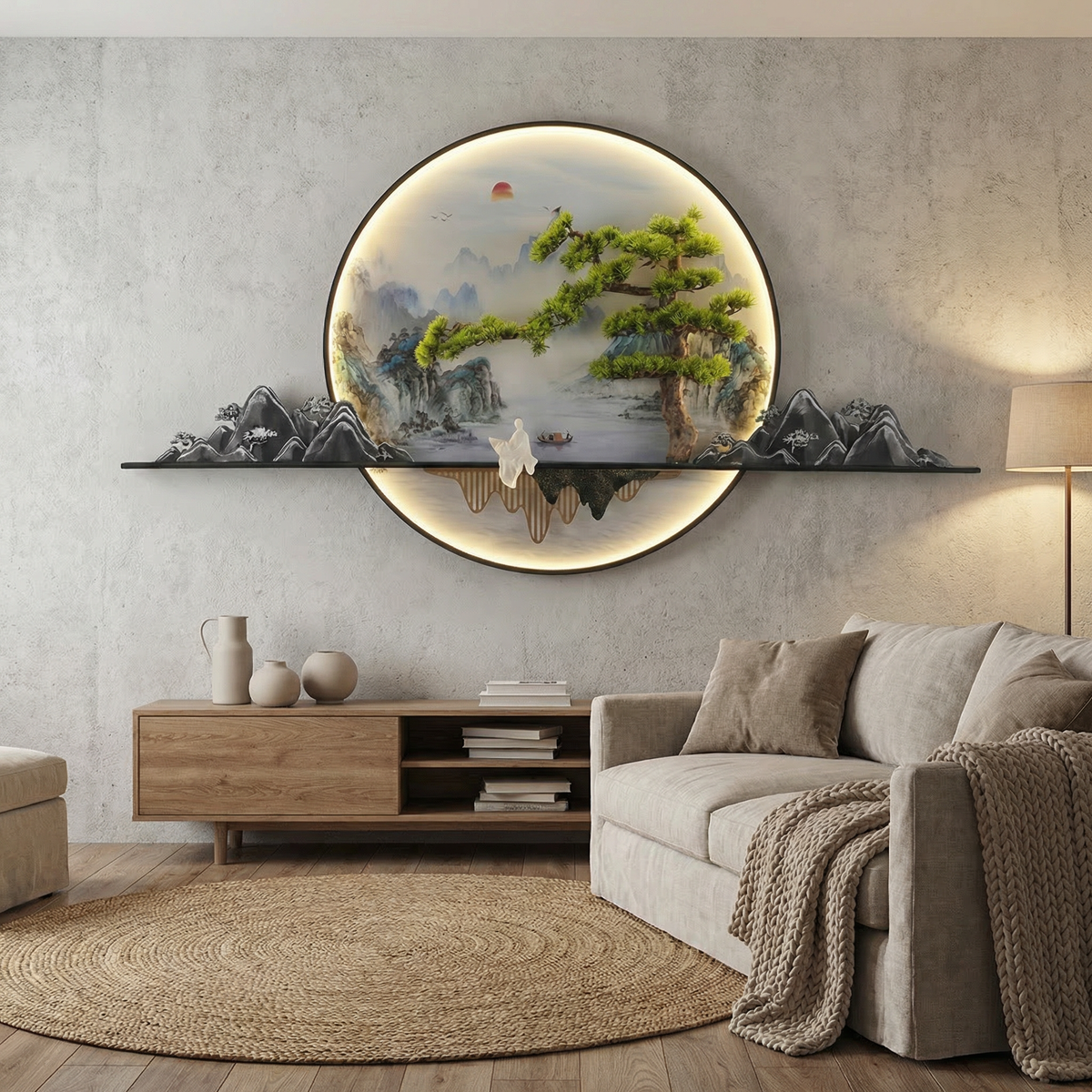 Luxury Landscape LED Wall Light For Bedrooms & Living rooms