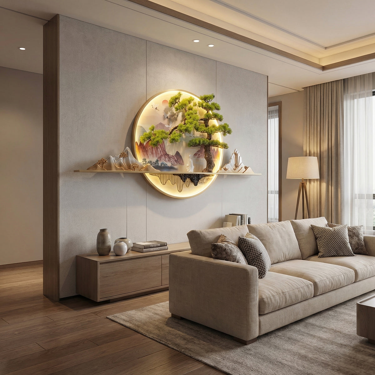Luxury Landscape LED Wall Light For Bedrooms & Living rooms
