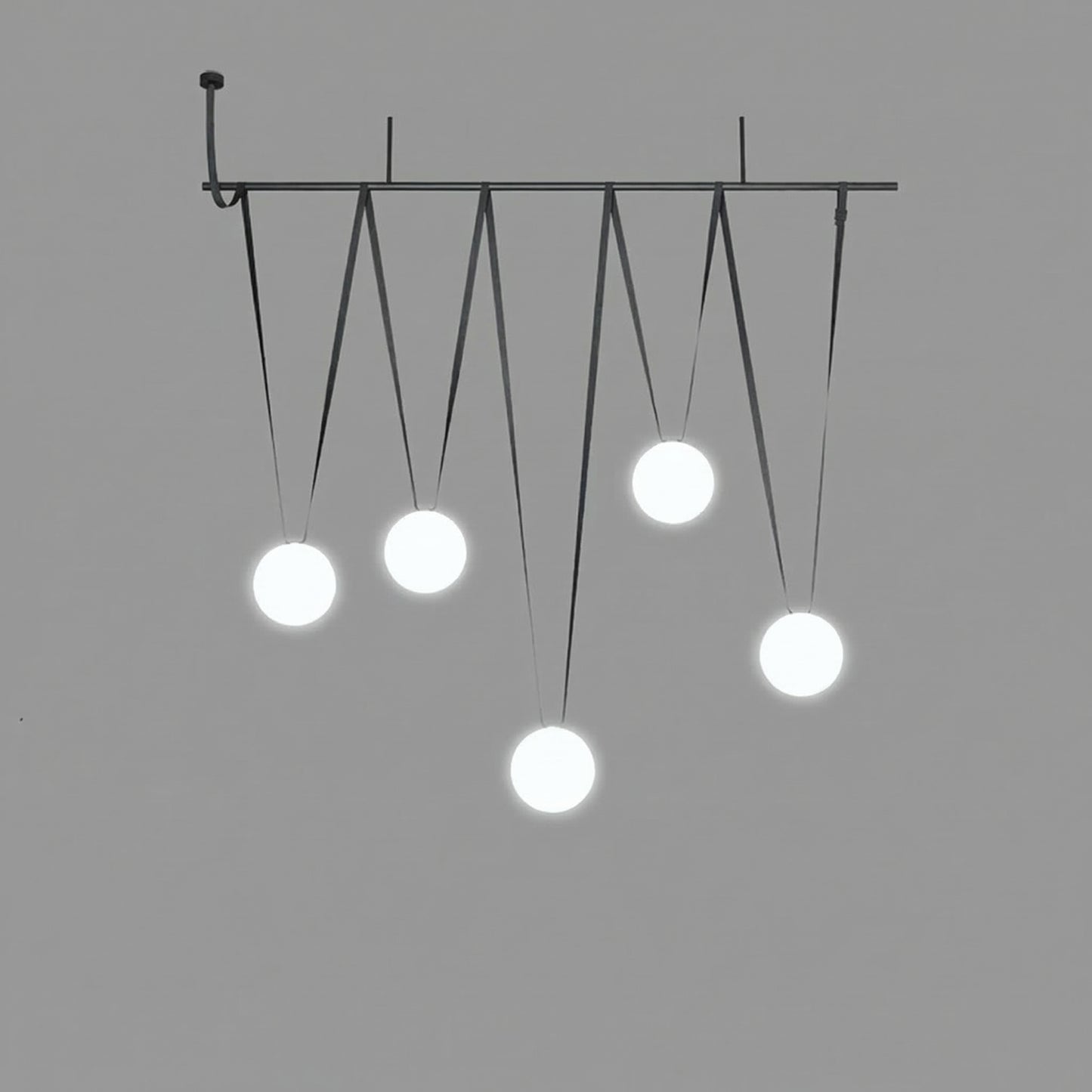 Premium DIY Magic Belt LED Hanging Chandelier Lamp for Home Decor