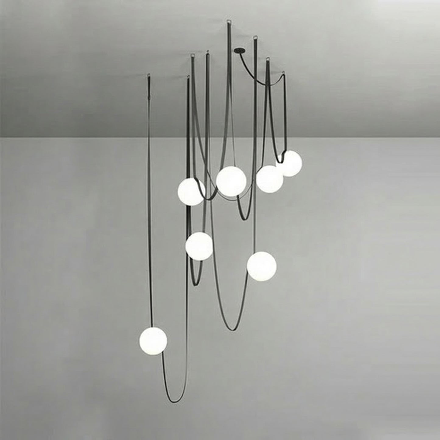 Premium DIY Magic Belt LED Hanging Chandelier Lamp for Home Decor