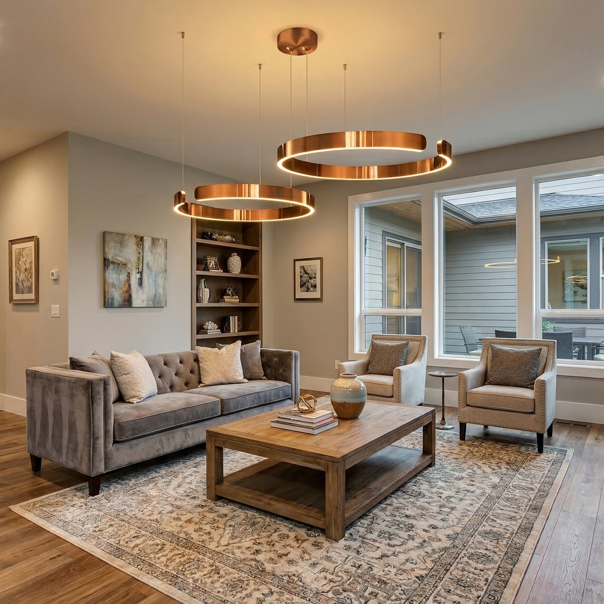 Premium Round Ring Lamp for Living Room