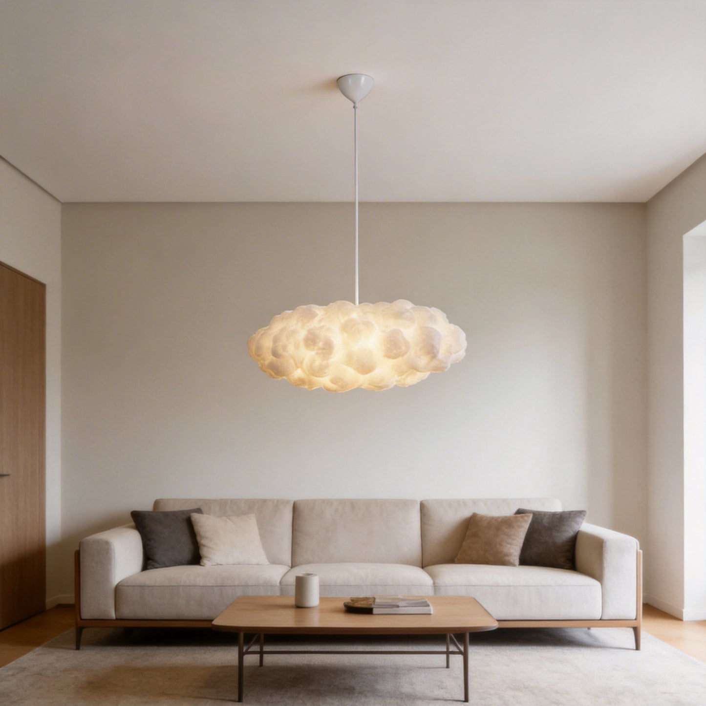 Luxury Floating Cloud LED Chandelier Pendant Light for Living Room Decor