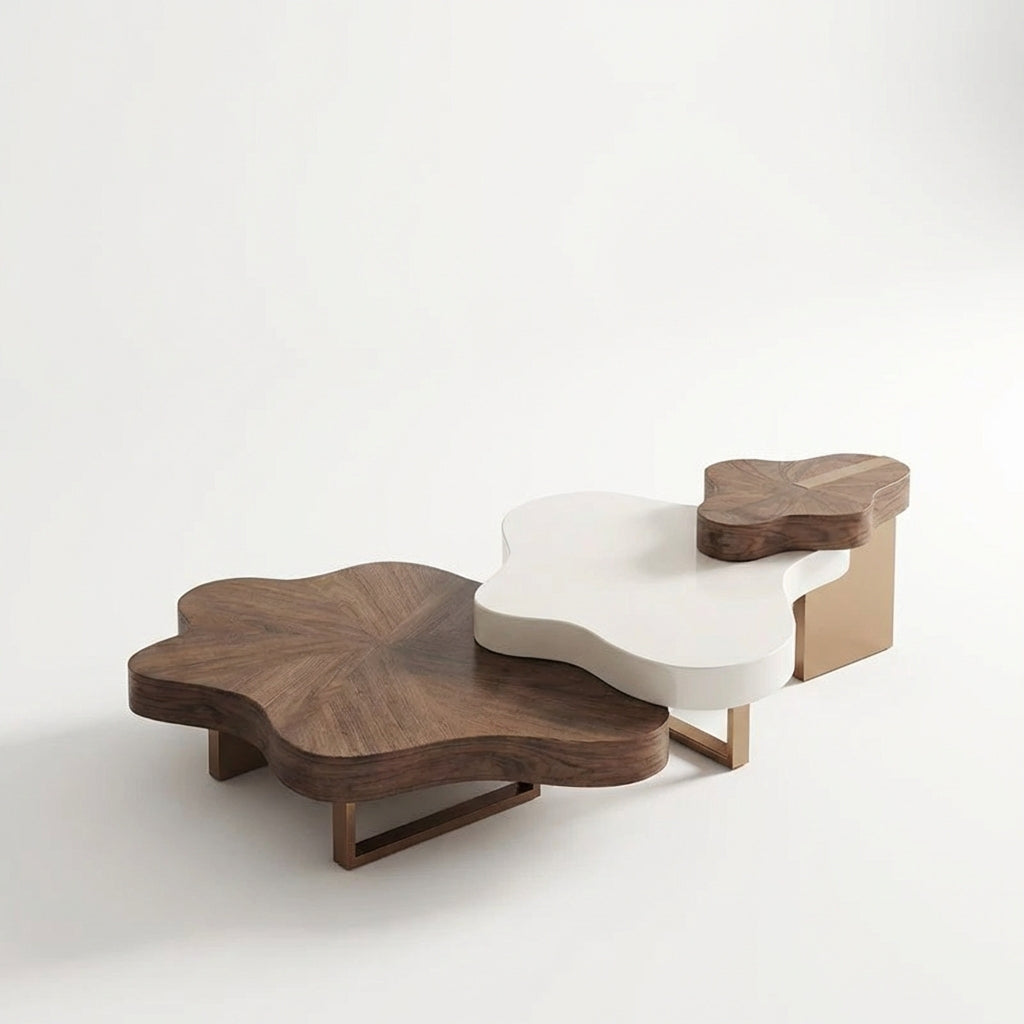 Luxury Italian Rectangle Center Coffee Table for Living Rooms & Home Decor