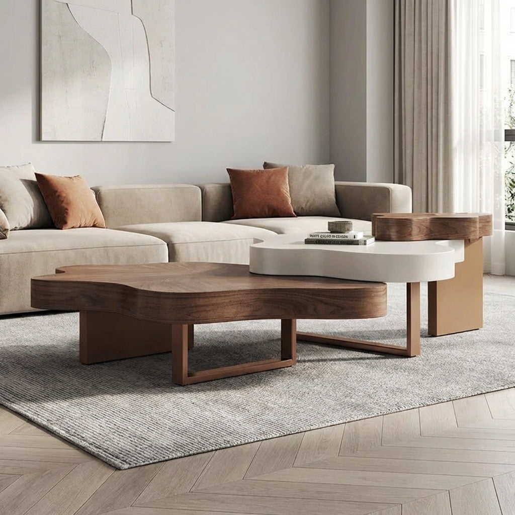 Luxury Italian Rectangle Center Coffee Table for Living Rooms & Home Decor