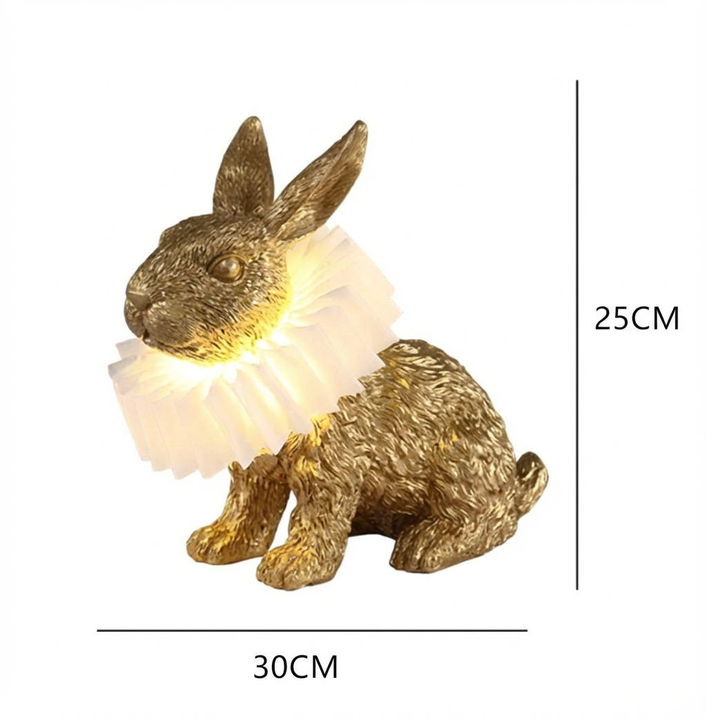 Rabbit Table Lamp for Bedroom, Kids Room & Cozy Home Decor