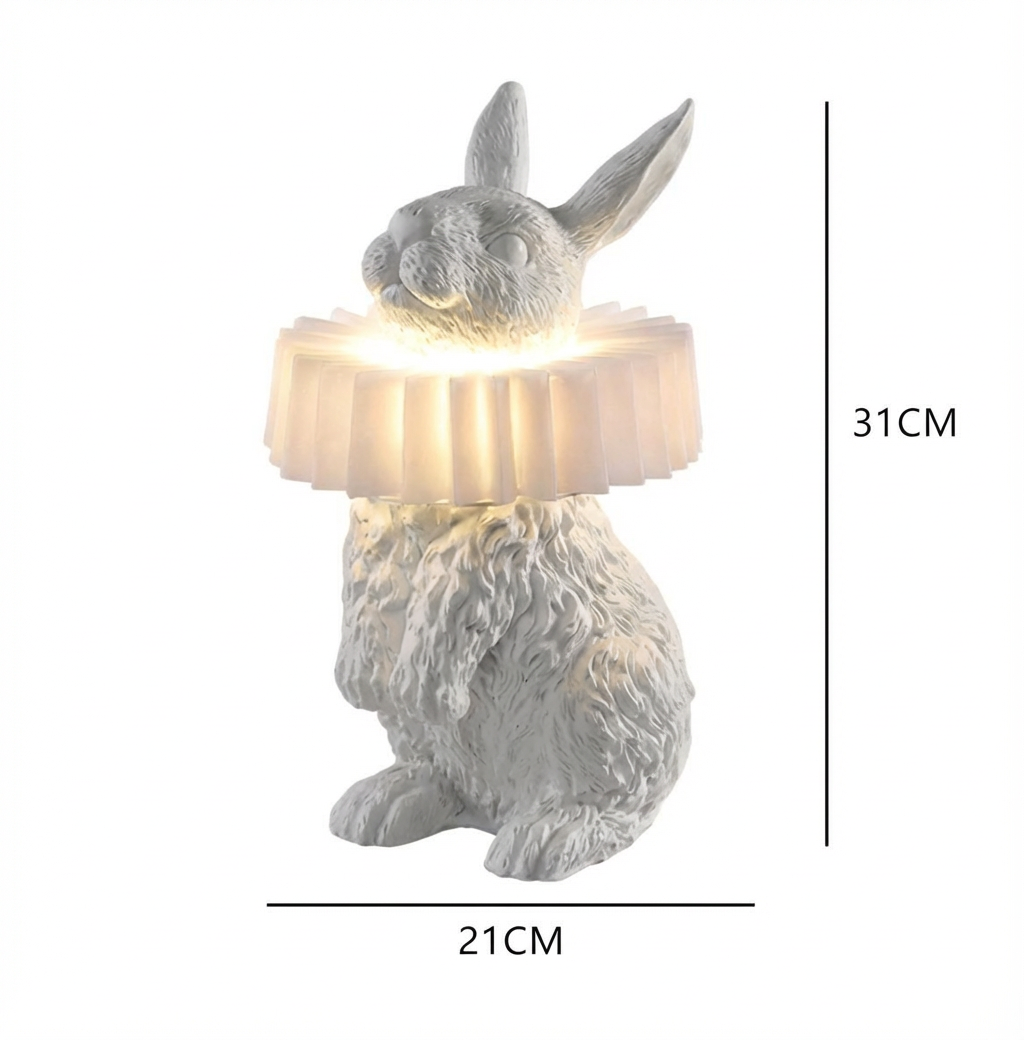 Rabbit Table Lamp for Bedroom, Kids Room & Cozy Home Decor
