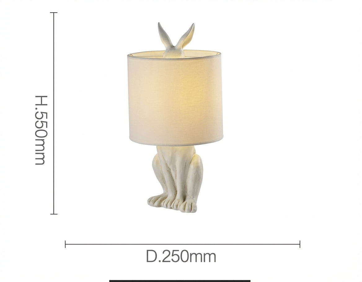 Rabbit Table Lamp for Bedroom, Kids Room & Cozy Home Decor