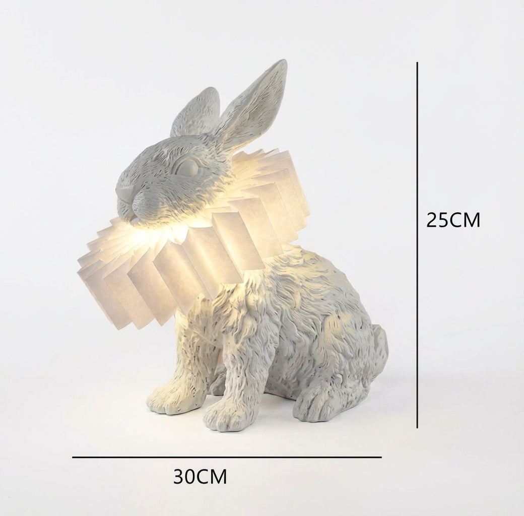 Rabbit Table Lamp for Bedroom, Kids Room & Cozy Home Decor