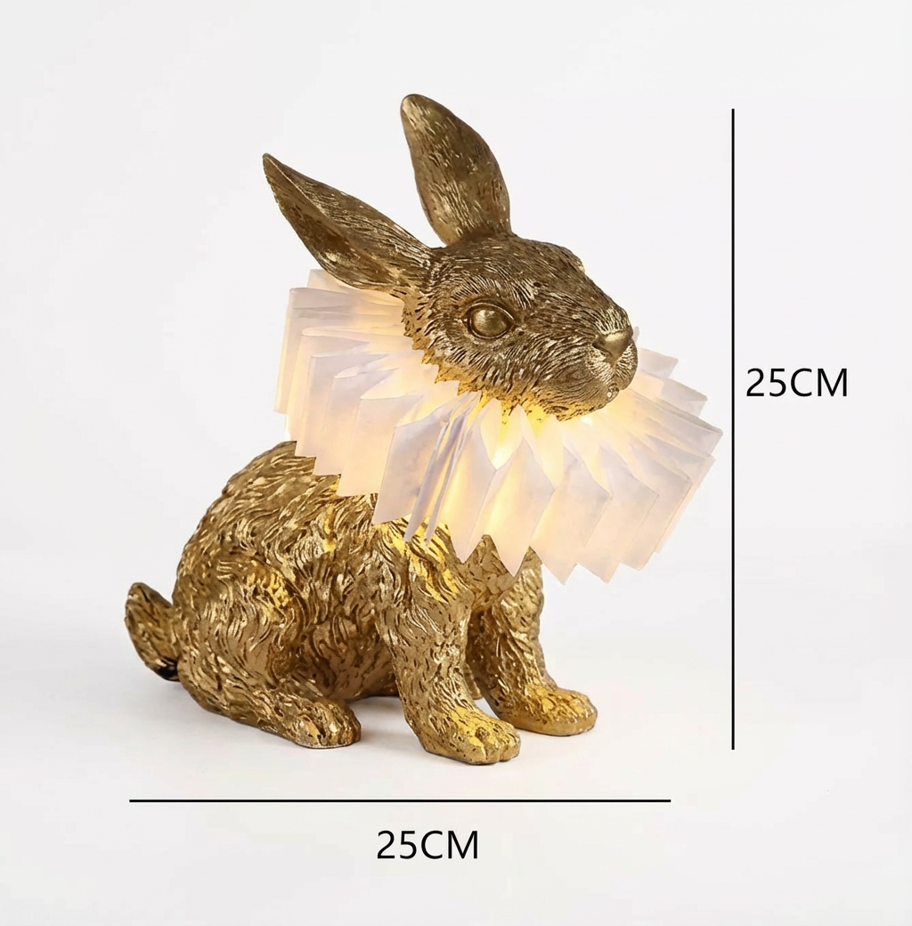 Rabbit Table Lamp for Bedroom, Kids Room & Cozy Home Decor