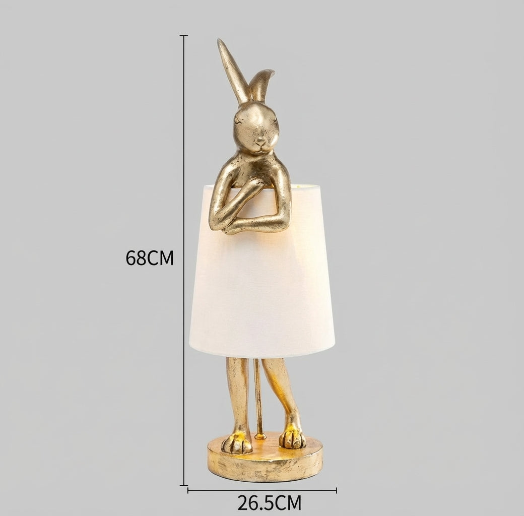 Rabbit Table Lamp for Bedroom, Kids Room & Cozy Home Decor