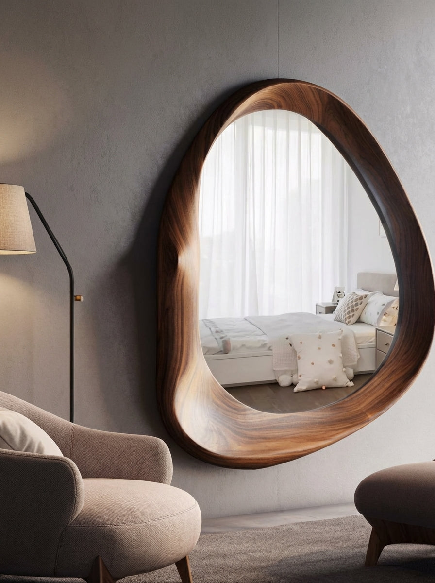 Luxury French Style Wall Dressing Mirror  Where Beauty Meets Craftsmanship
