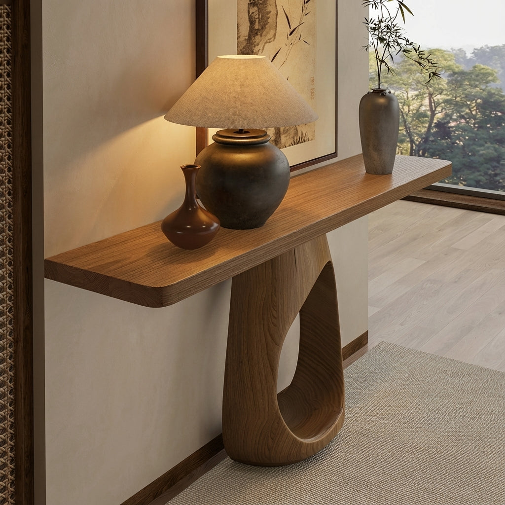 High End Mid Century Console Table  American Classic Look for Entryway Décor