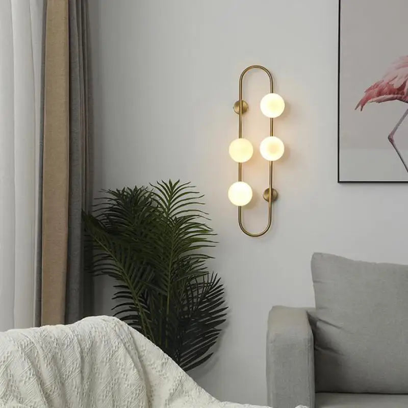 Vintage Iron Chandelier with Soft Cloth Lampshades