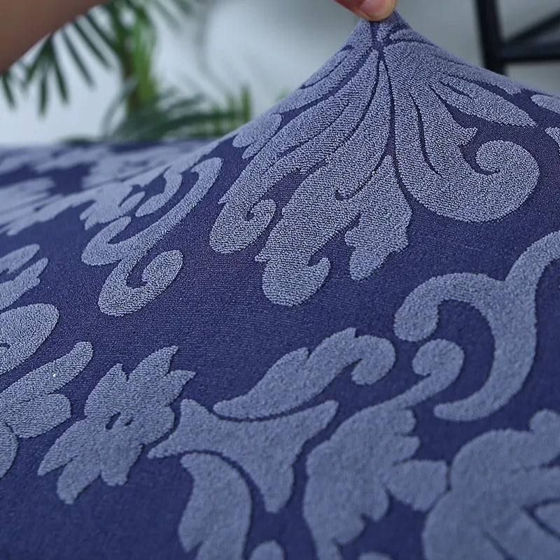 Luxury Jacquard Long Bench Printed Elastic Cover Furniture Decoration