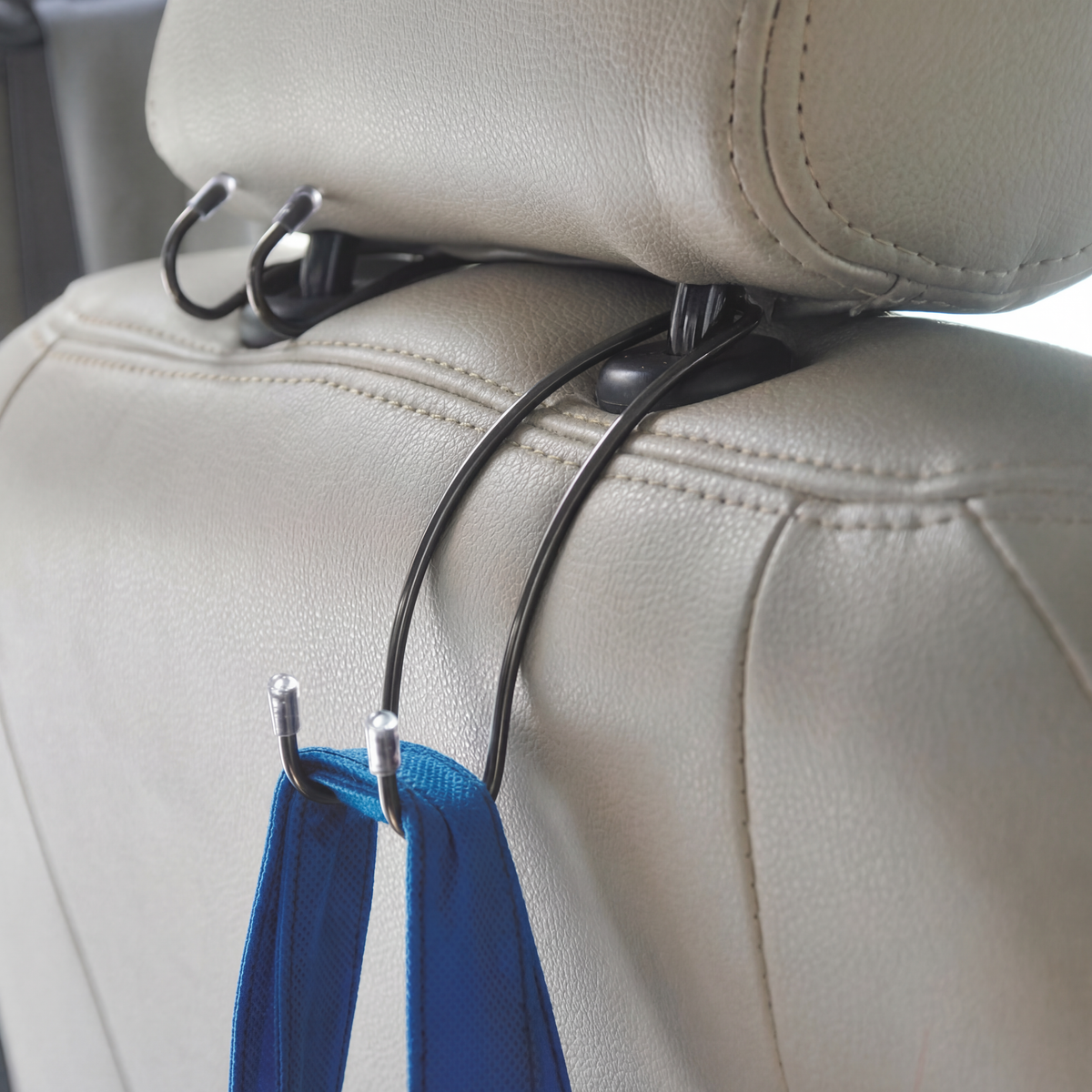 Metal Headrest Hook for Car Storage Solutions