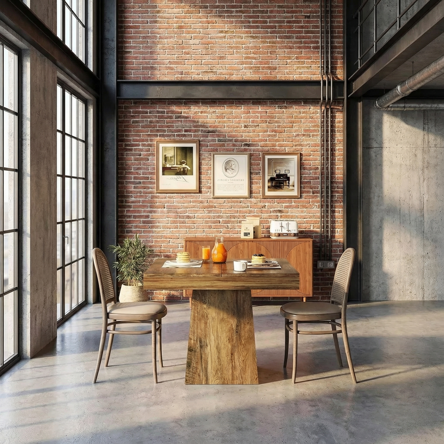 Tribesigns Square Dining Table for Kitchen & Modern Homes