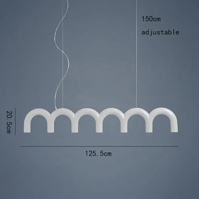 Luxury U-Shaped Chandelier Linear Light for Bedrooms, Kitchens & Luxury Bars