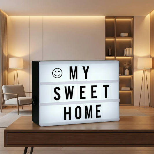 DIY LED Light Box Display for Home & Office