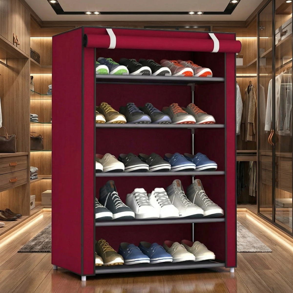 DIY Shoe Rack For Small Closet
