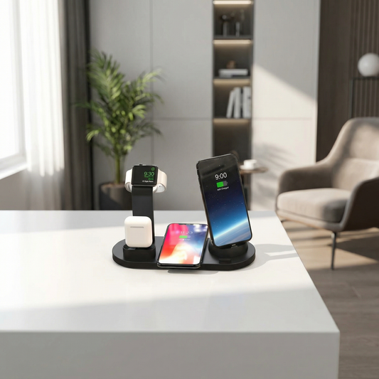 All in One Charging Solution for Phone, Watch & Earbuds