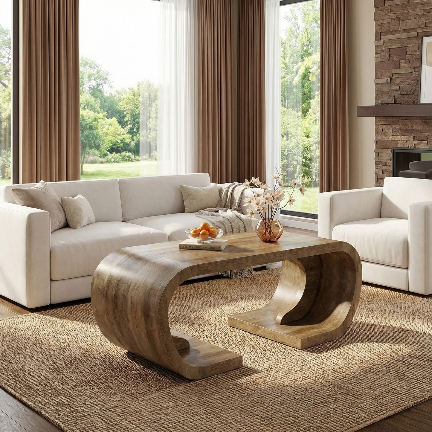 Premium Farmhouse Coffee Table for Living Room
