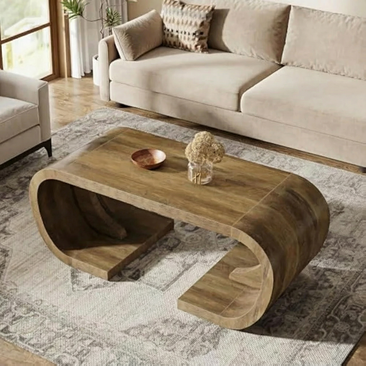 Premium Farmhouse Coffee Table for Living Room