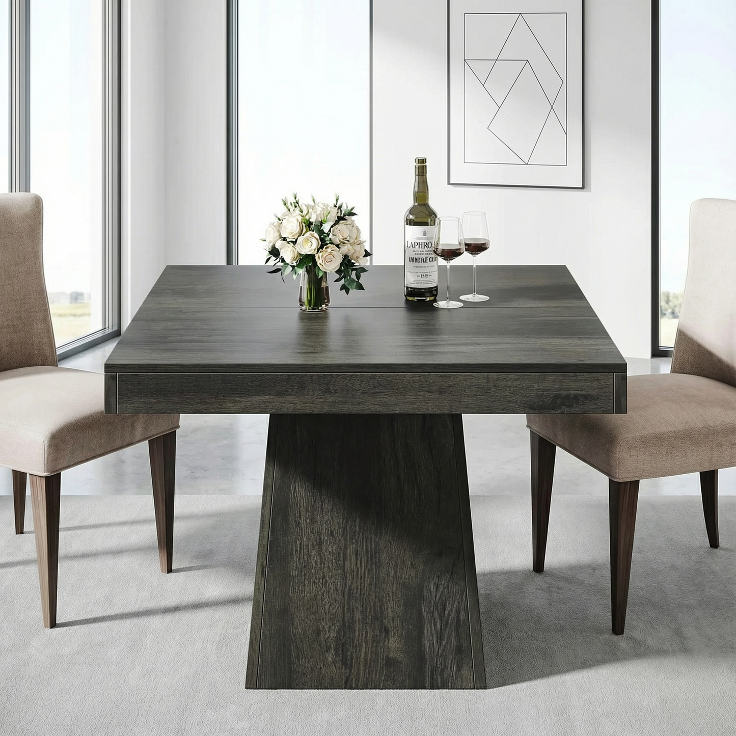 Tribesigns Square Dining Table for Kitchen & Modern Homes